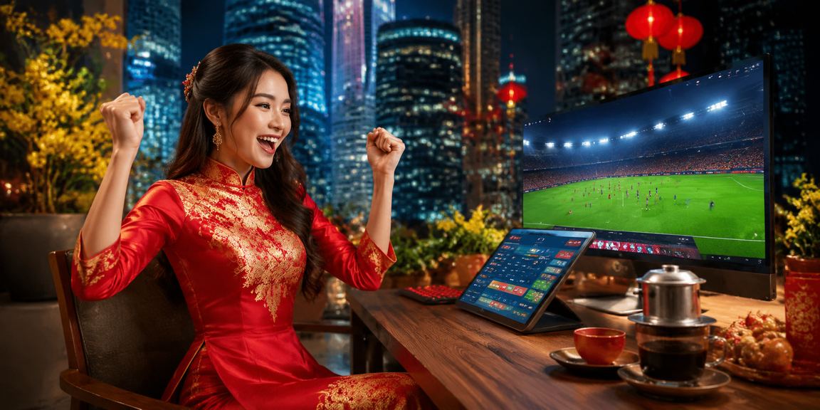 Người dùng Hà Nội cầm điện thoại theo dõi cá cược esports bên ly cà phê