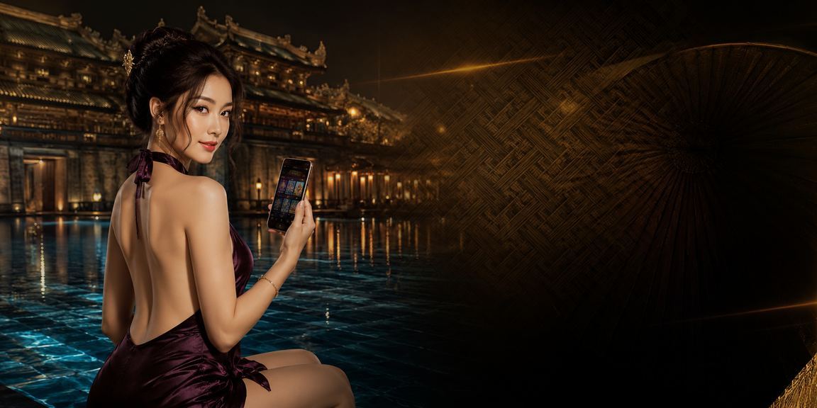 Người dùng Huế sử dụng ứng dụng thể thao obd2 trên điện thoại với nón lá truyền thống
