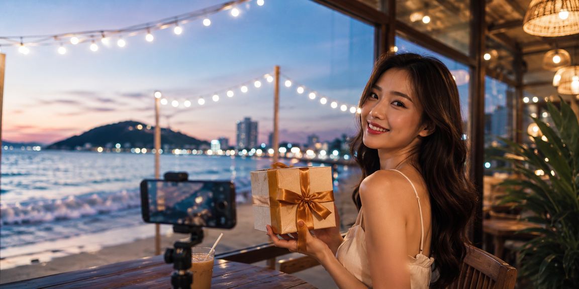 Người dùng Vũng Tàu truy cập obd2 bên cốc cà phê buổi sáng